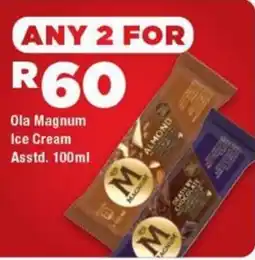 OK Grocer Ola Magnum Ice Cream Asstd. offer