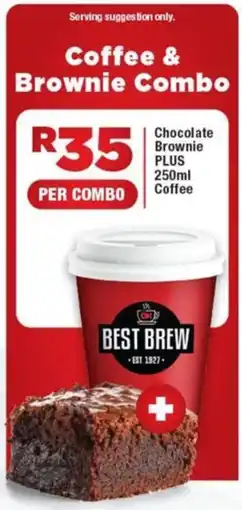 OK Grocer Coffee & Brownie Combo offer