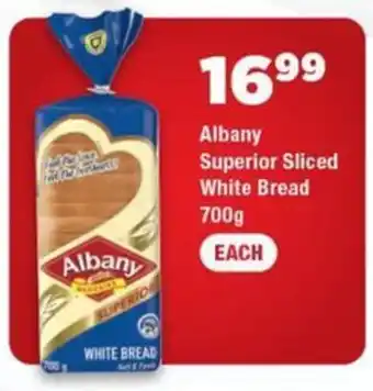 OK Grocer Albany Superior Sliced White Bread offer