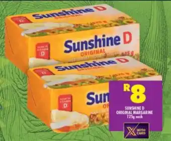 Shoprite Sunshine d original margarine offer