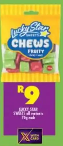 Shoprite Lucky star sweets all variants offer