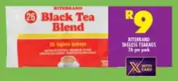Shoprite Ritebrand tagless teabags offer