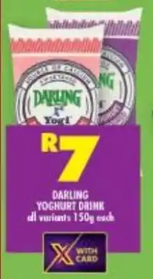 Shoprite Darling yoghurt drink all variants offer