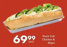 President Hyper Giant Sub Chicken & Mayo offer