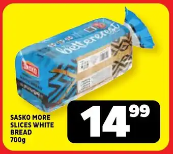 Usave Sasko more slices white bread offer