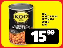 Usave Koo baked beans in tomato sauce offer