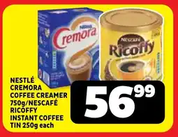 Usave Nestlé cremora coffee creamer/ nescafé ricoffy instant coffee tin offer