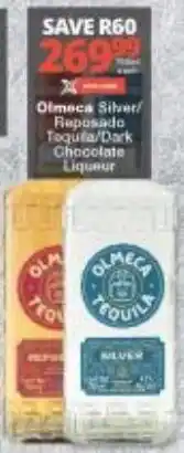 Checkers Olmeca Silver Reposado Tequila/ Dark Chocolate Liqueur offer