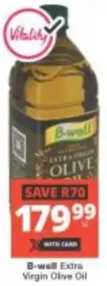 Checkers B-well Extra Virgin Olive Oil offer