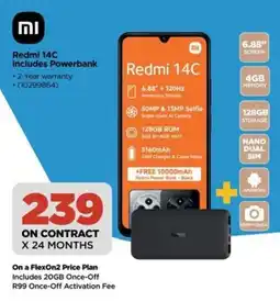HiFi Corp Redmi 14C includes Powerbank offer