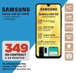 HiFi Corp SAMSUNG Galaxy A26 5G 128GB offer