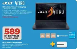HiFi Corp Acer Nitro Intel Core i5 Laptop offer