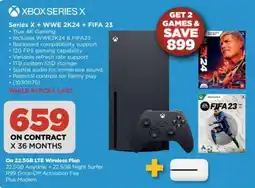 HiFi Corp Xbox Series X + WWE 2K24 + FIFA 23 offer