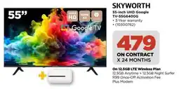 HiFi Corp SKYWORTH 55-inch UHD Google TV-55G6400G offer
