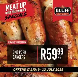 Bluff Meat Supply Bms pork bangers offer