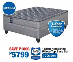 OK Furniture Sealy Hampshire Pillow-Top Base Set offer