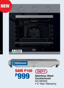 OK Furniture DEFY Stainless Steel Cookerhood offer