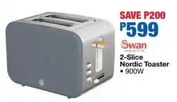 OK Furniture Swan 2-Slice Nordic Toaster offer