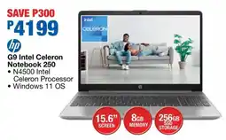 OK Furniture HP G9 Intel Celeron Notebook 250 offer