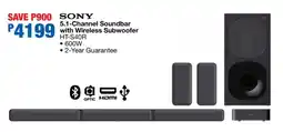 OK Furniture Sony 5.1-Channel Soundbar with Wireless Subwoofer offer