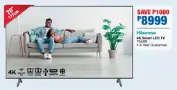 OK Furniture Hisense 4K Smart LED TV offer