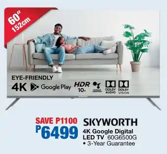 OK Furniture SKYWORTH 4K Google Digital LED TV offer