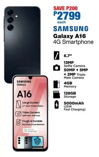 OK Furniture SAMSUNG Galaxy A16 offer