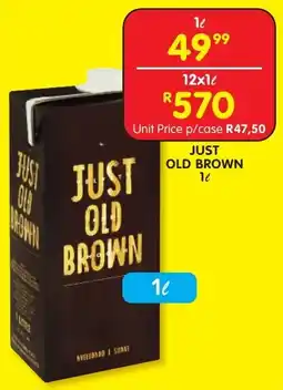 Shoprite Liquor Just old brown offer