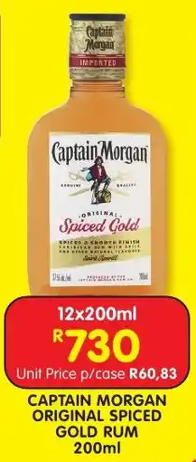 Shoprite Liquor Captain morgan original spiced gold rum offer