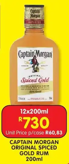 Shoprite Liquor Captain morgan original spiced gold rum offer