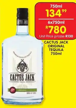 Shoprite Liquor Cactus jack original tequila offer