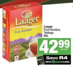 SuperSpar Laager Pure Rooibos Teabags offer