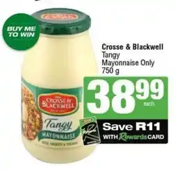 SuperSpar Crosse & Blackwell Tangy Mayonnaise Only offer