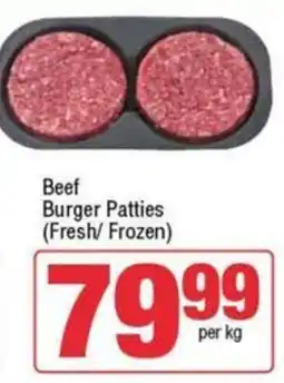SuperSpar Beef Burger Patties offer