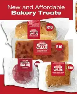 SuperSpar Country Value Mini Lunch or Queenie Loaf, Snowball or Ginger Cake offer