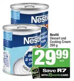 SuperSpar Nestlé Dessert and Cooking Cream offer