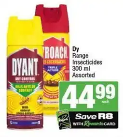SuperSpar Dy Range Insecticides Assorted offer