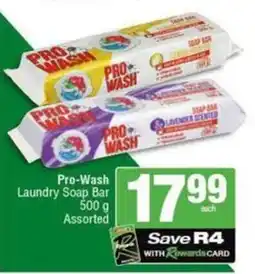 SuperSpar Pro-Wash Laundry Soap Bar Assorted offer