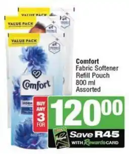 SuperSpar Comfort Fabric Softener Refill Pouch Assorted offer
