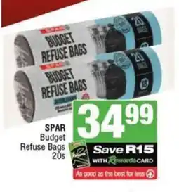 SuperSpar SPAR Budget Refuse Bags offer