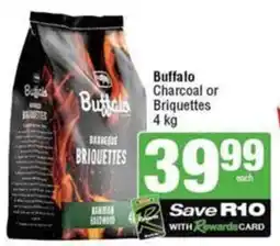 SuperSpar Buffalo Charcoal or Briquettes offer