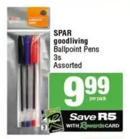 SuperSpar SPAR goodliving Ballpoint Pens Assorted offer