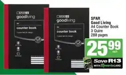 SuperSpar SPAR Good Living A4 Counter Book offer