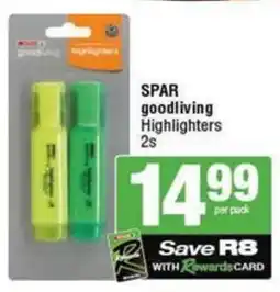 SuperSpar SPAR goodliving Highlighters offer