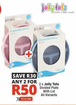 Checkers Jolly Tots Divided Plate With Lid All Variants offer