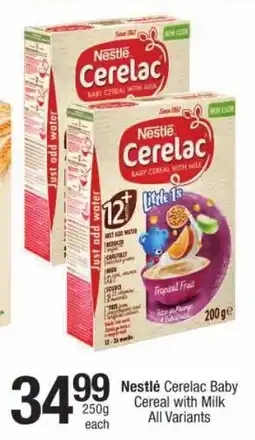 Checkers Nestlé Cerelac Baby Cereal with Milk All Variants offer