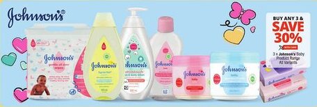 Checkers Johnson's Baby Product Range All Variants offer