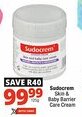 Checkers Sudocrem Skin & Baby Barrier Care Cream offer