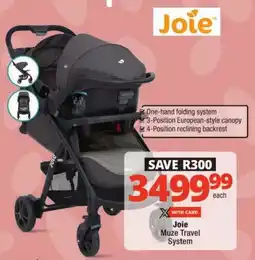 Checkers Joie Muze Travel System offer