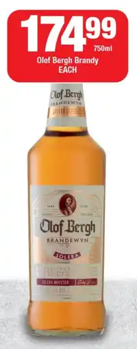 OK Liquor Olof Bergh Brandy offer